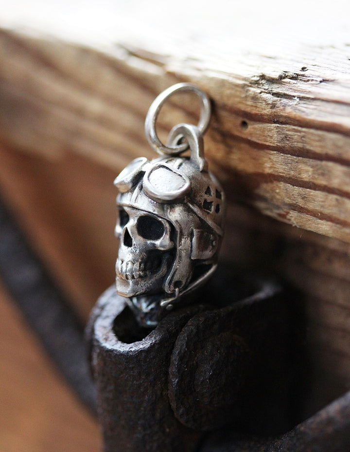 SALE - Skull Pilot Pendant