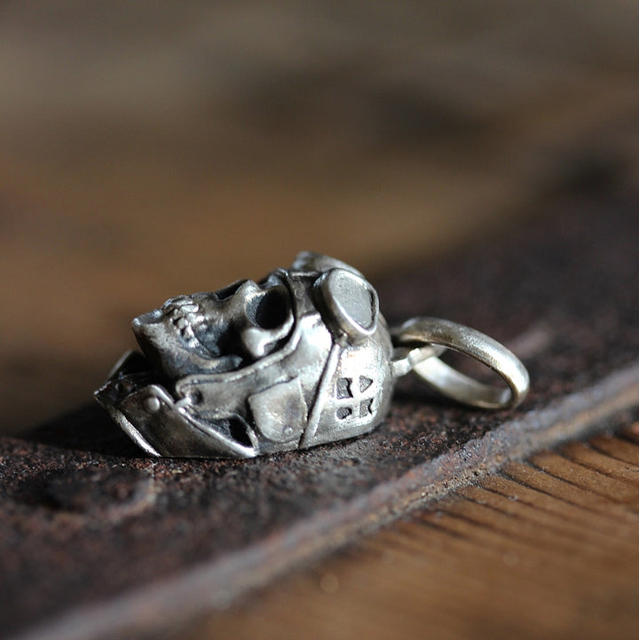 SALE - Skull Pilot Pendant