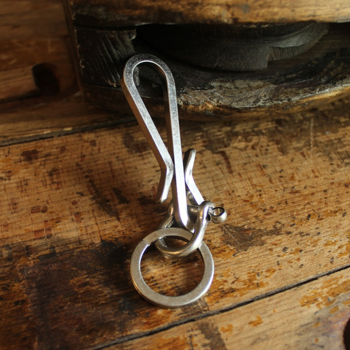 Key Chain Matte Silver