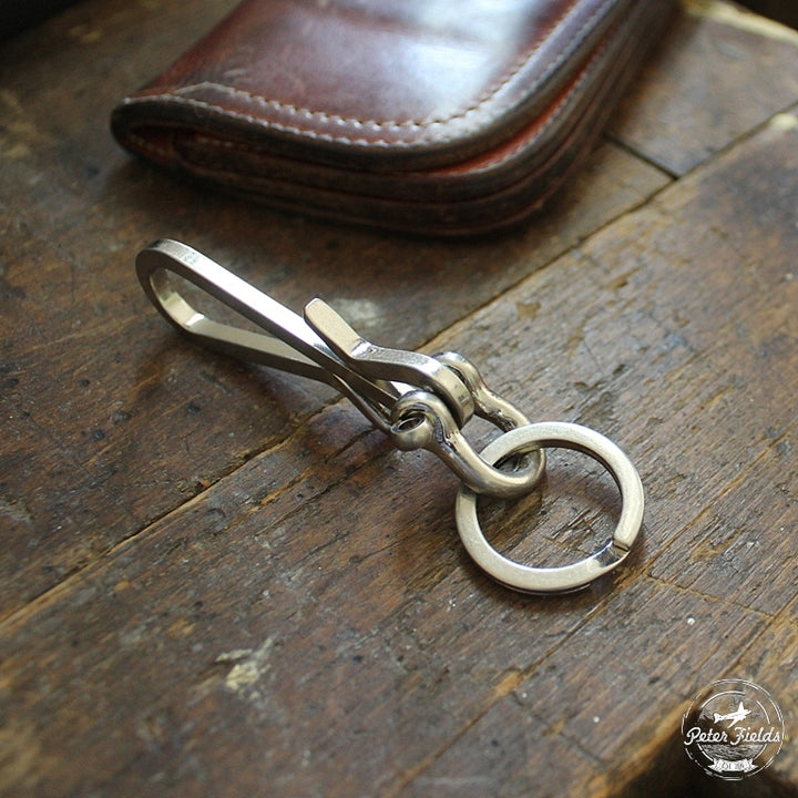 Key Chain Matte Silver