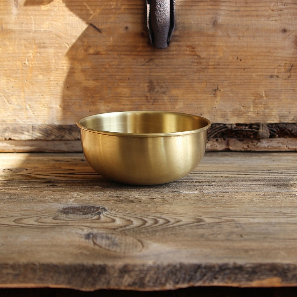 Round Brass Bowl L/14