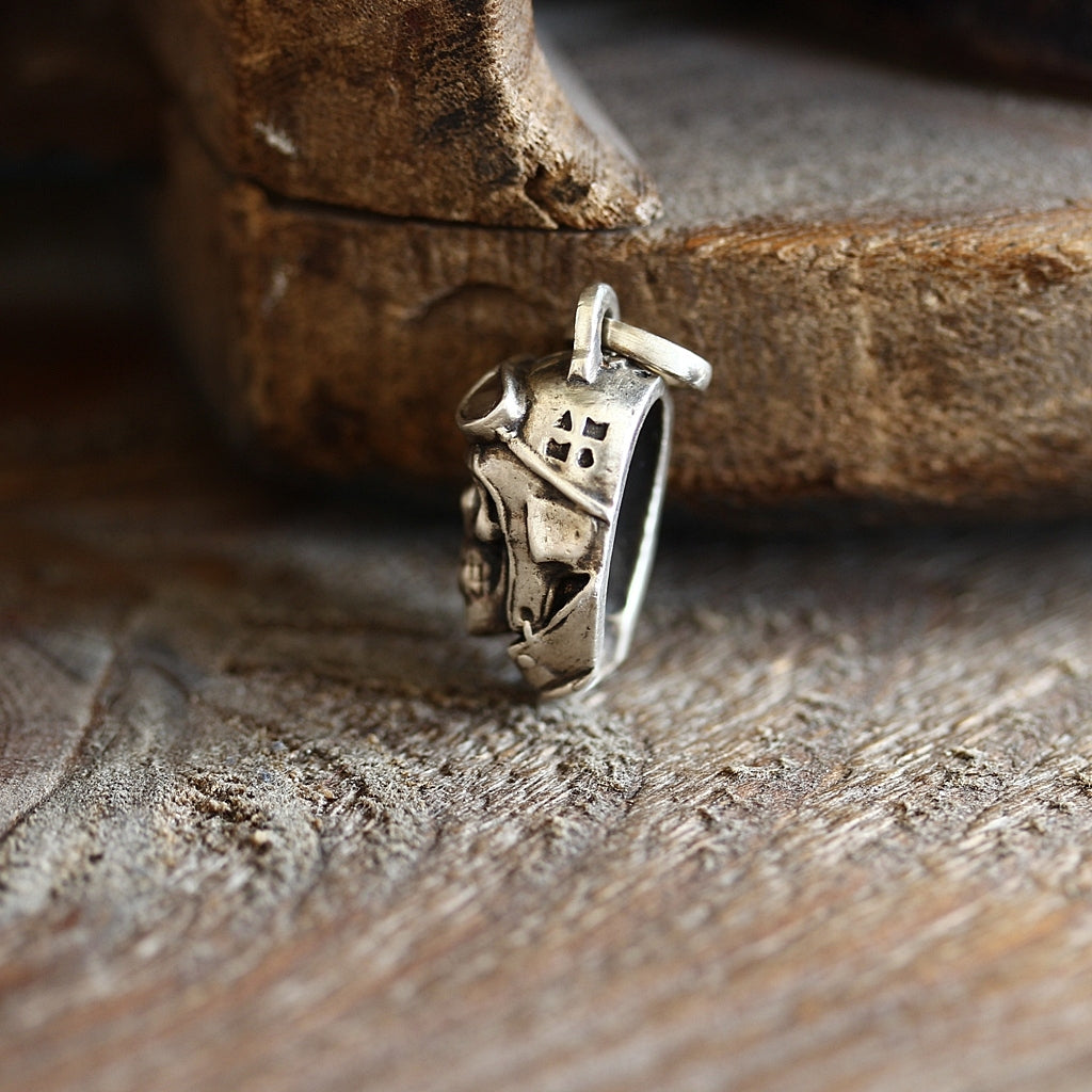 SALE - Skull Pilot Pendant