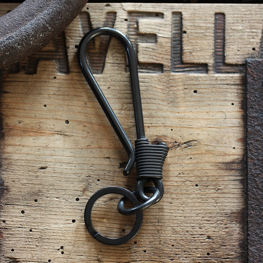 Solid Brass Keyhook in matte black plated
