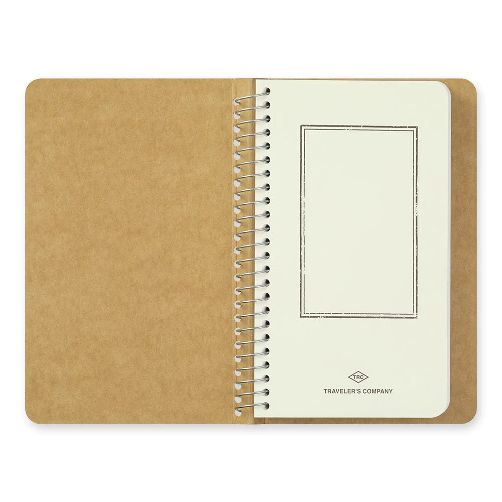 Spiral Ring Notebook Blank MD Paper A6