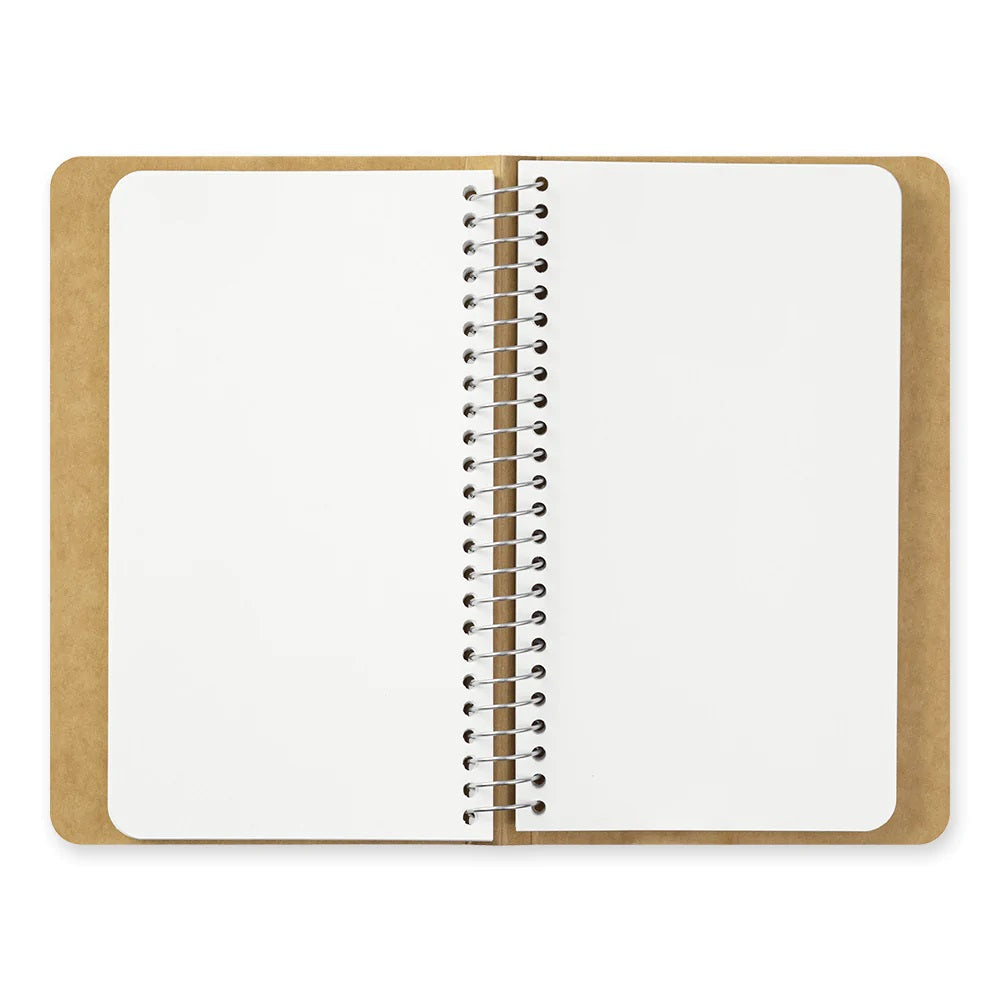 Spiral Ring Notebook Blank MD Paper A6