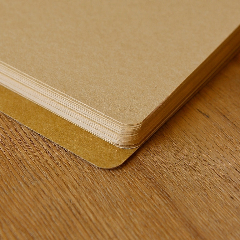 Carnet à anneaux spirales vierge DW papier kraft A6