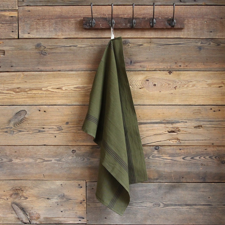 Tea Towel Piano - moss