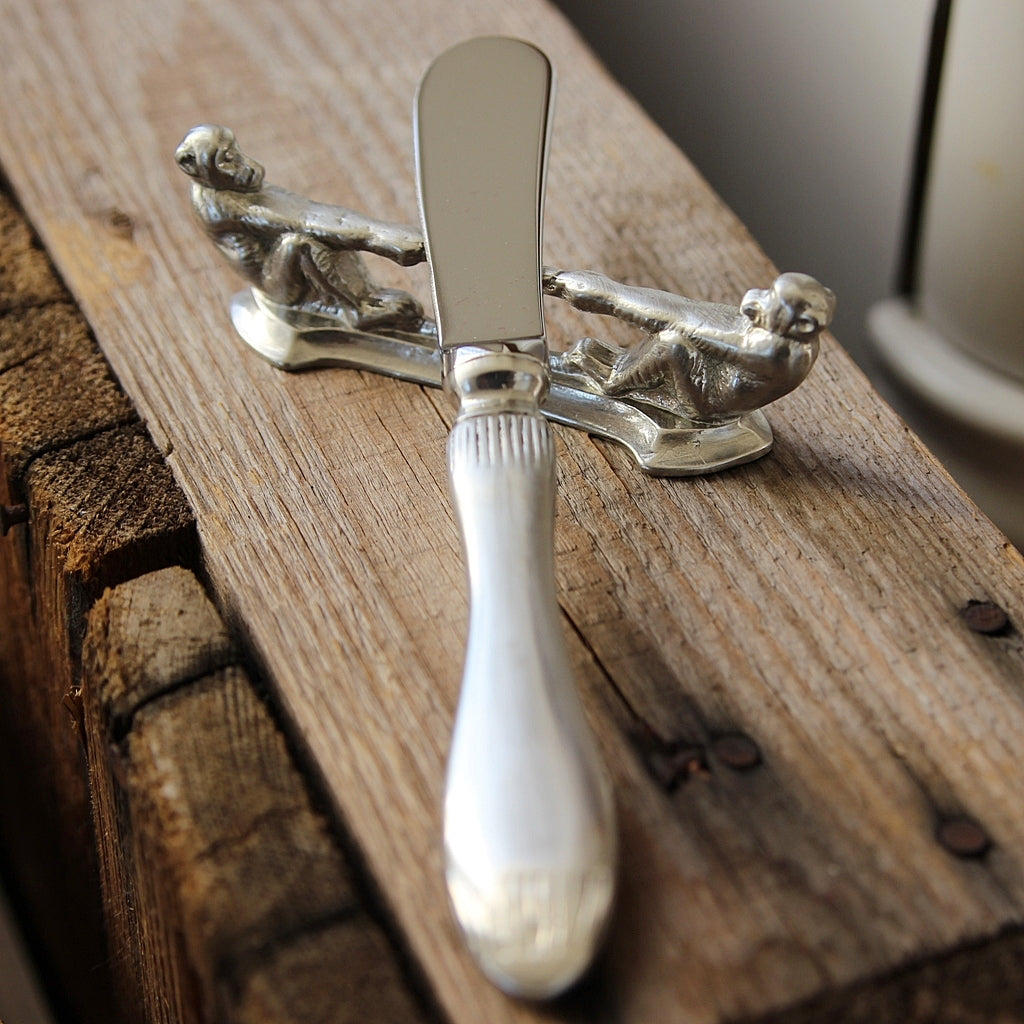 Monkey Knife Stand – Pewter Knife Rest | Cosi Tabellini – Peter Fields